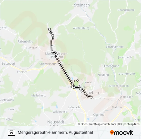 702 Bus Line Map