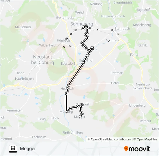 711 Bus Line Map