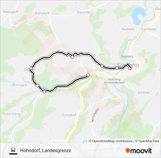 2 Bus Line Map