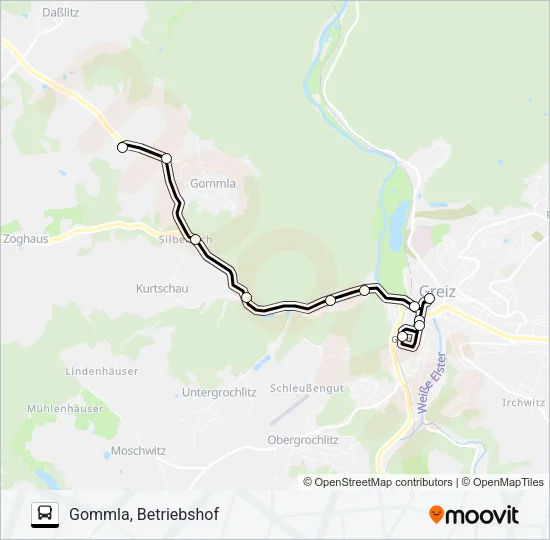3 Bus Line Map