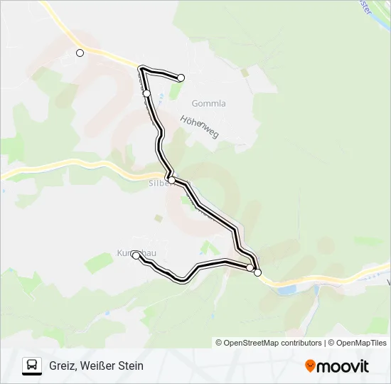 3 Bus Line Map