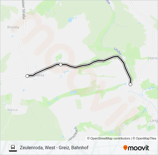 25 Bus Line Map