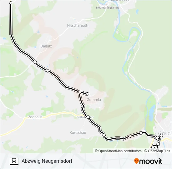 27 Bus Line Map