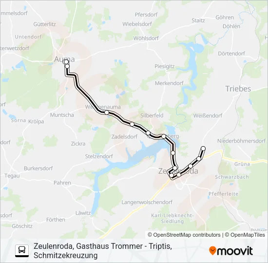 40 Bus Line Map