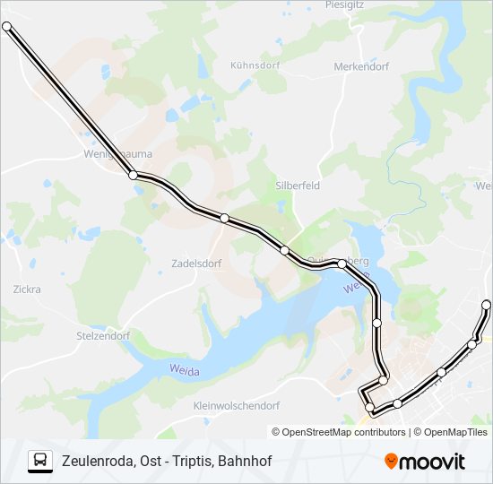 40 bus Line Map