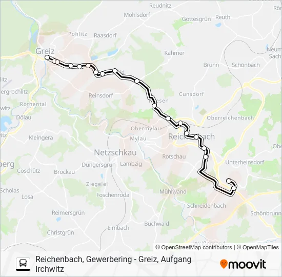 Автобус 81: карта маршрута