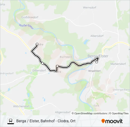 218 Bus Line Map