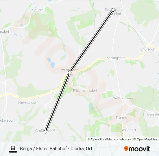 218 Bus Line Map