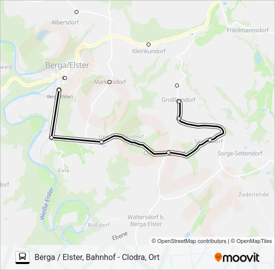 218 Bus Line Map