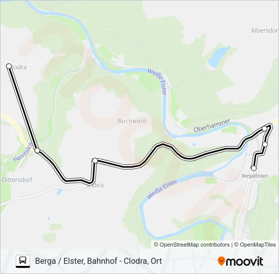 218 Bus Line Map