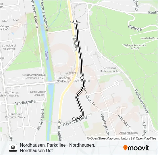2 Light Rail Line Map