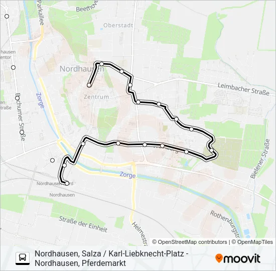 A Bus Line Map