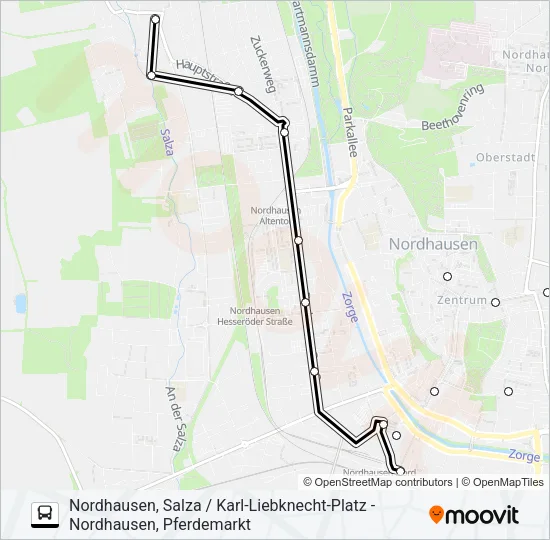 A Bus Line Map