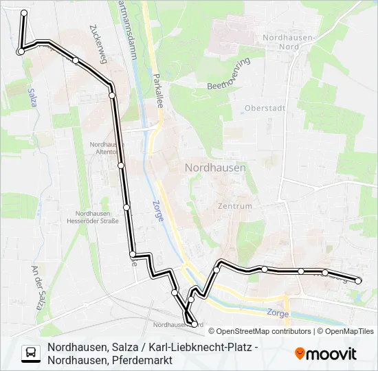 A Bus Line Map
