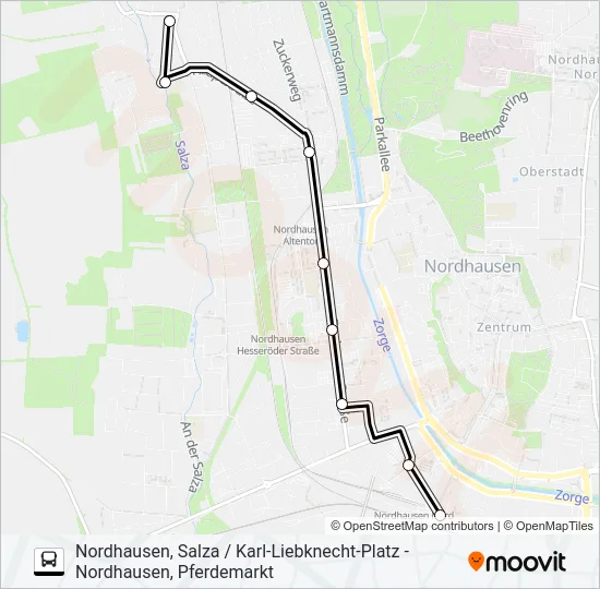 A Bus Line Map