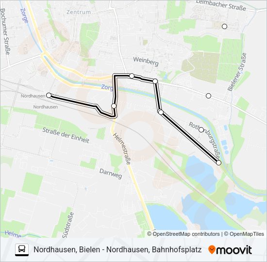 Buslinie K Karte