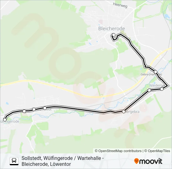 28 Bus Line Map