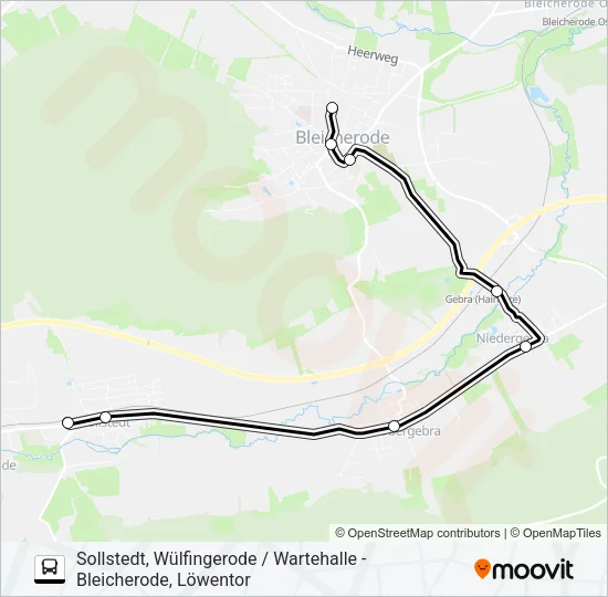 28 Bus Line Map
