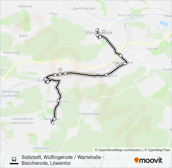 28 Bus Line Map