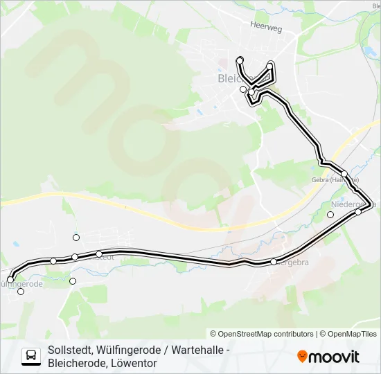 28 Bus Line Map