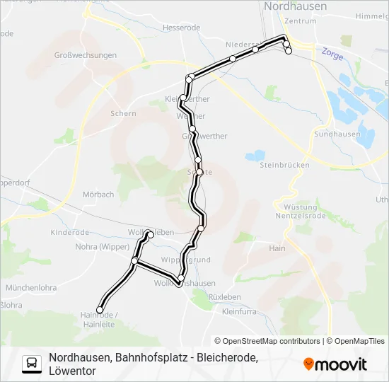Автобус 29: карта маршрута
