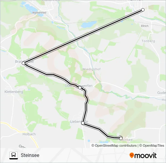 Автобус 251: карта маршрута