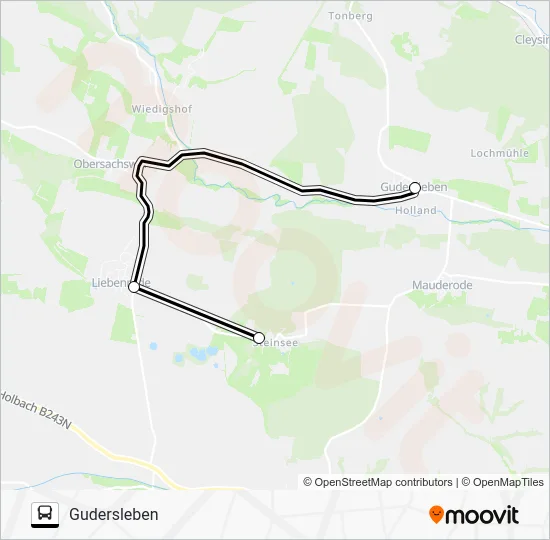 Автобус 251: карта маршрута