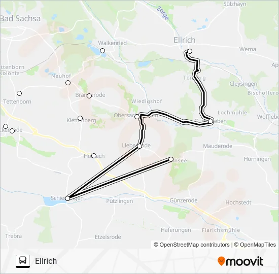 Автобус 251: карта маршрута