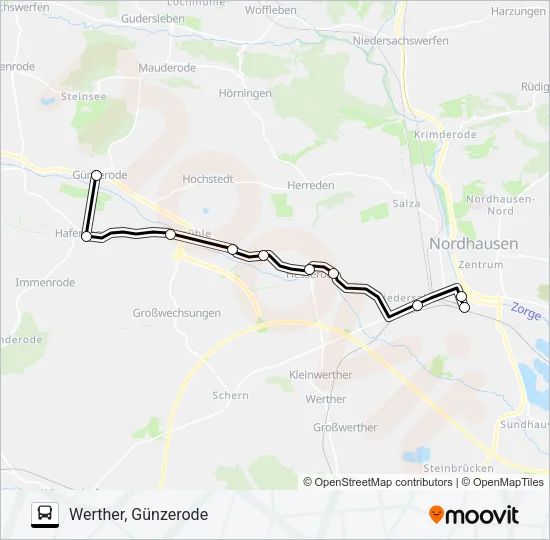 262 Bus Line Map
