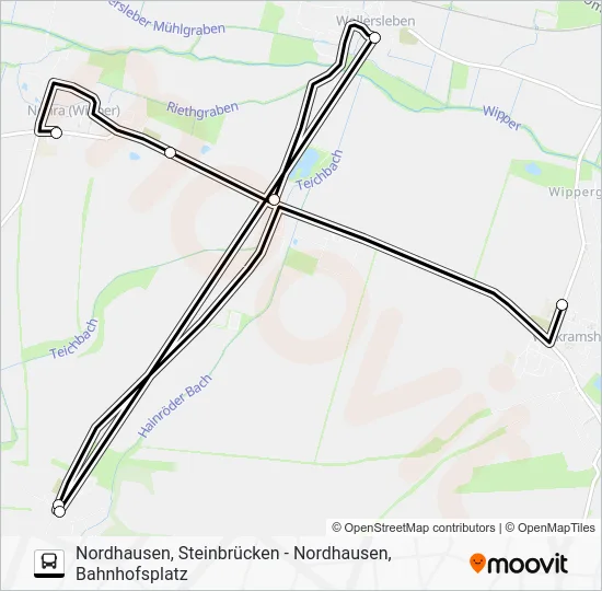 Автобус 291: карта маршрута