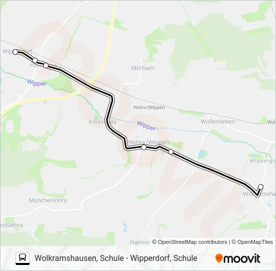Автобус 292: карта маршрута