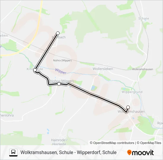 Автобус 292: карта маршрута