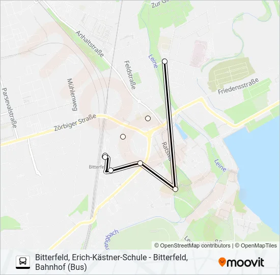 404 Bus Line Map