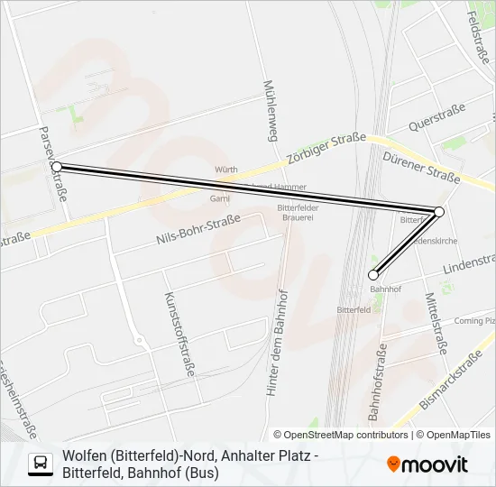 407 Bus Line Map