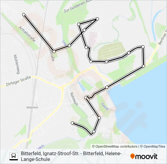 409 Bus Line Map