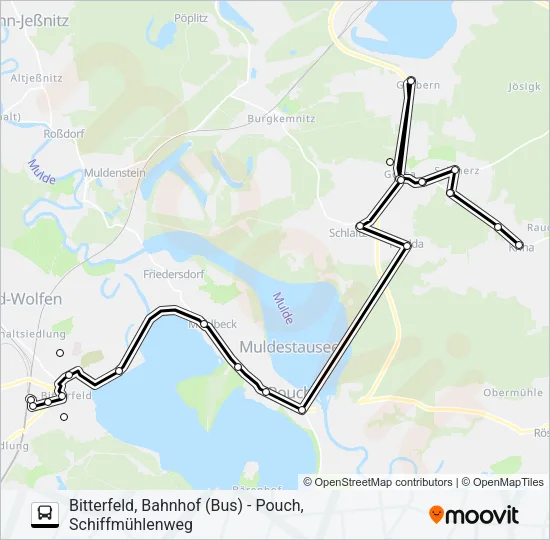 420 Bus Line Map
