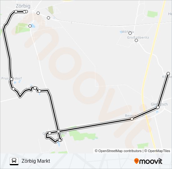 Автобус 431: карта маршрута