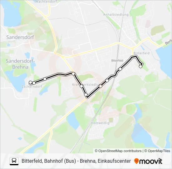 Автобус 433: карта маршрута