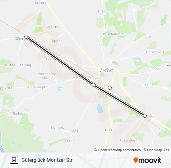 451 Bus Line Map