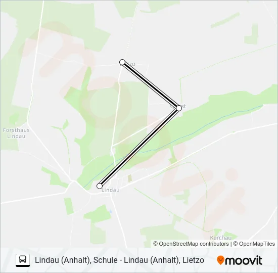 453 Bus Line Map