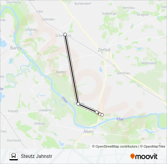 457 Bus Line Map