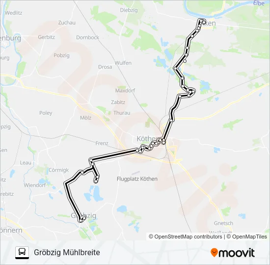 470 Bus Line Map
