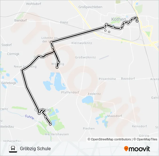 470 Bus Line Map