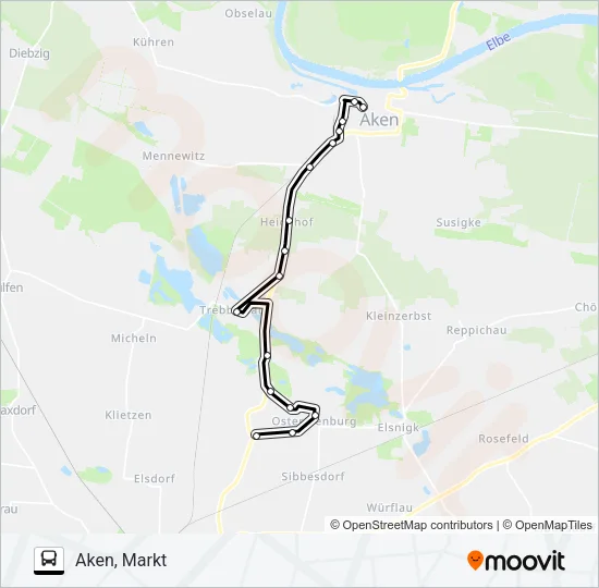 470 Bus Line Map