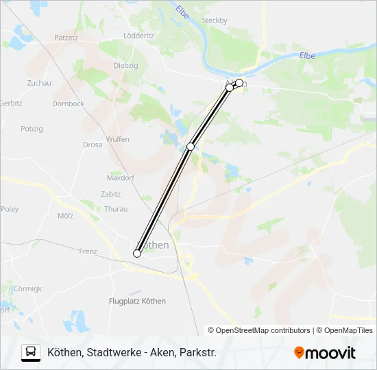 474 Bus Line Map