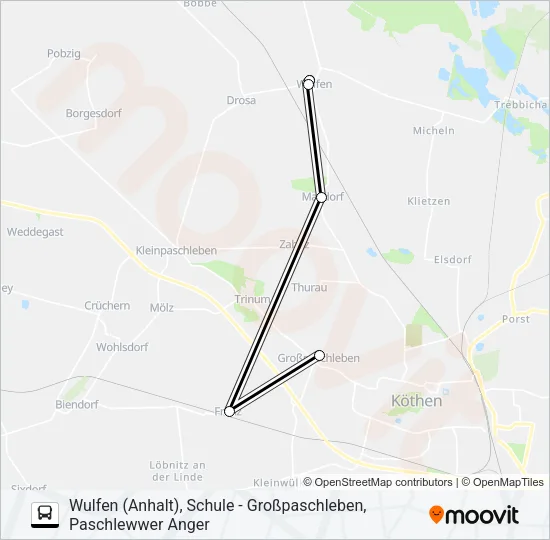 478 Bus Line Map