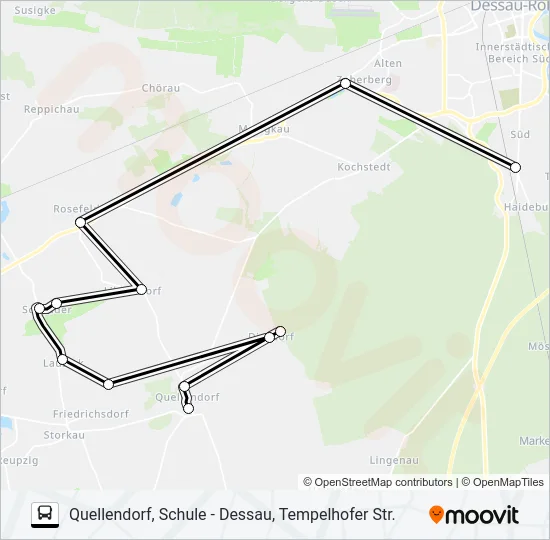 481 Bus Line Map