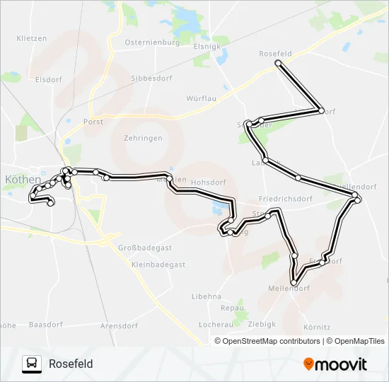 481 Bus Line Map