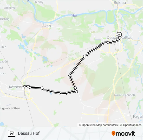 481 Bus Line Map