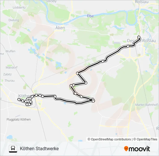 481 Bus Line Map